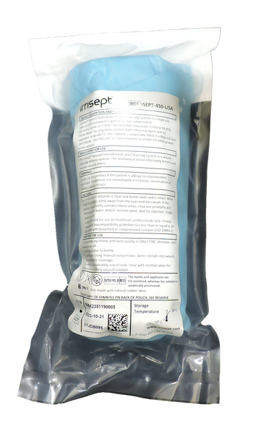 Irrisept® Antimicrobial Wound Lavage, ISEPT-450mL – BloodstoneDivision